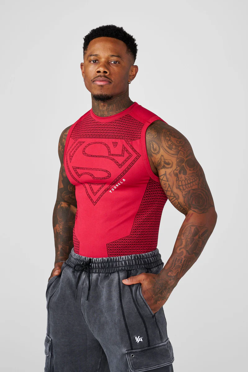 Superman Compression Tank (Red)