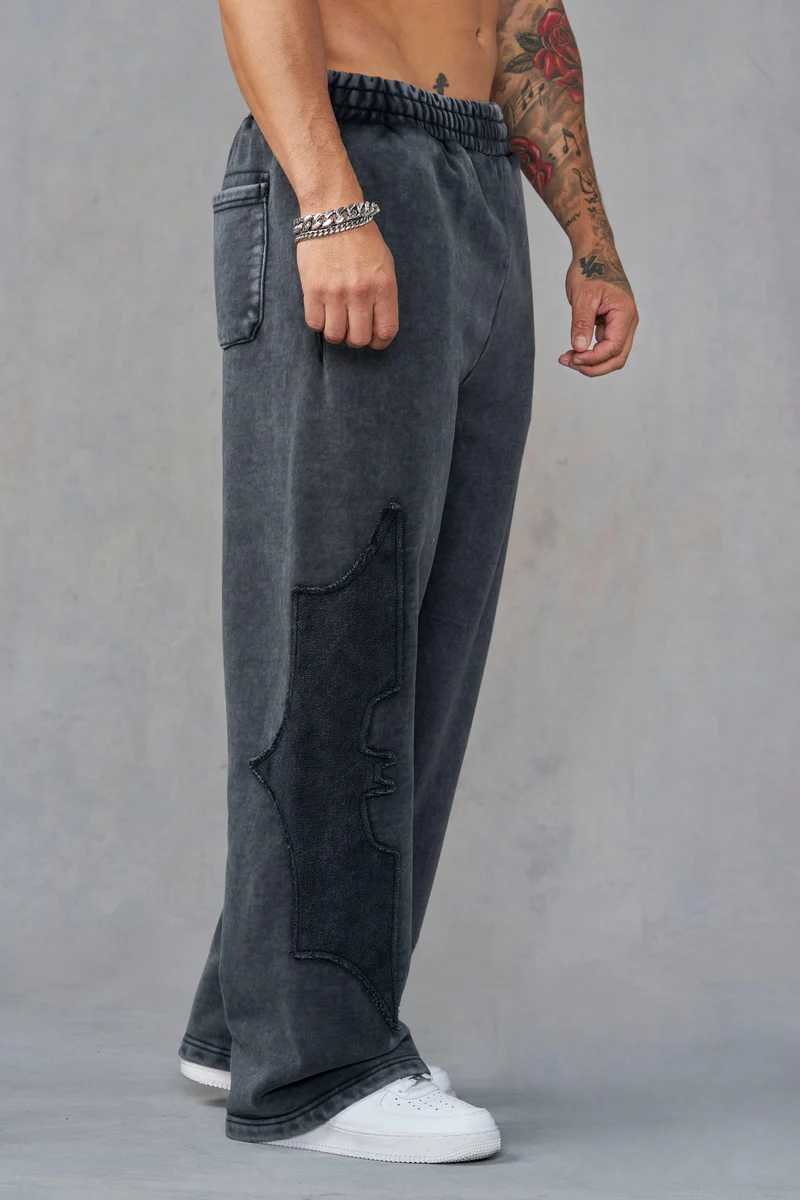 Batman Stealth Sweat (Grey Wash) vista 3