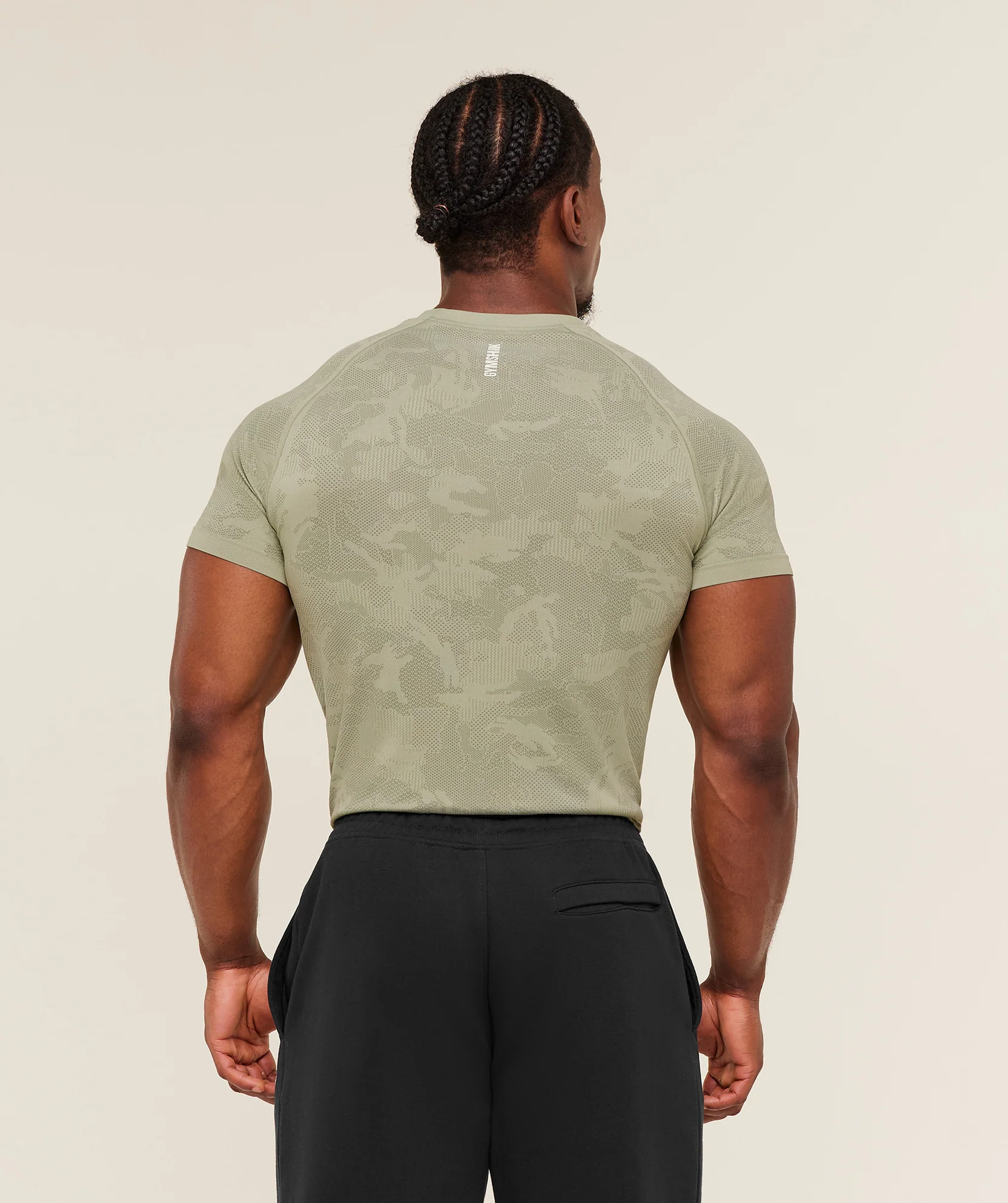 Geo Seamless T-shirt Green vista 5