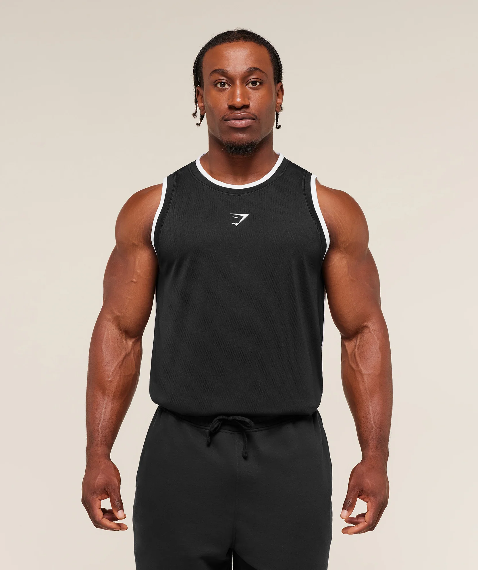 Graphic Basketball Mesh Tank vista 3