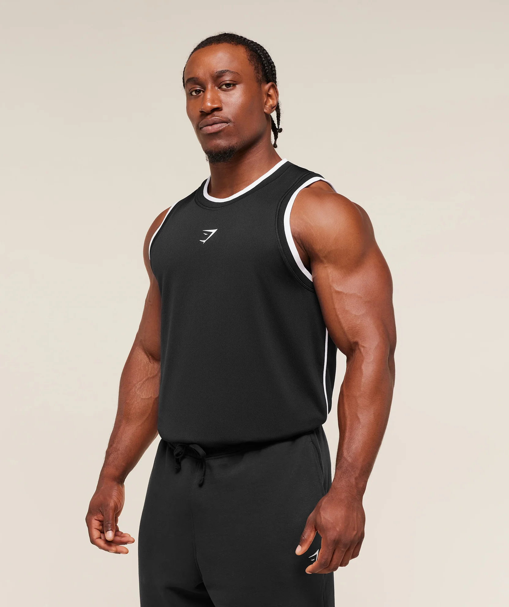 Graphic Basketball Mesh Tank vista 4
