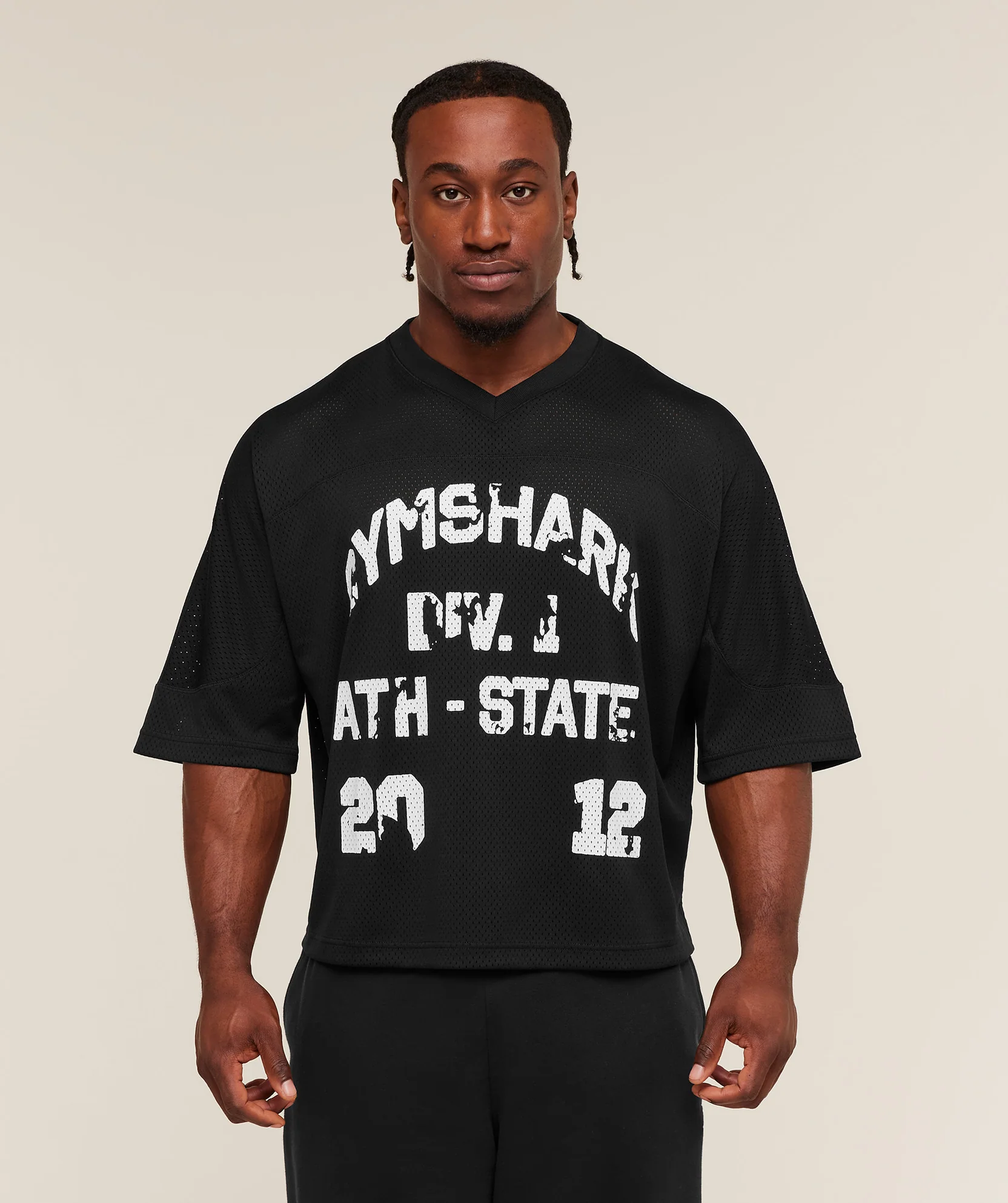 Graphic Mesh Oversized T-shirt vista 1