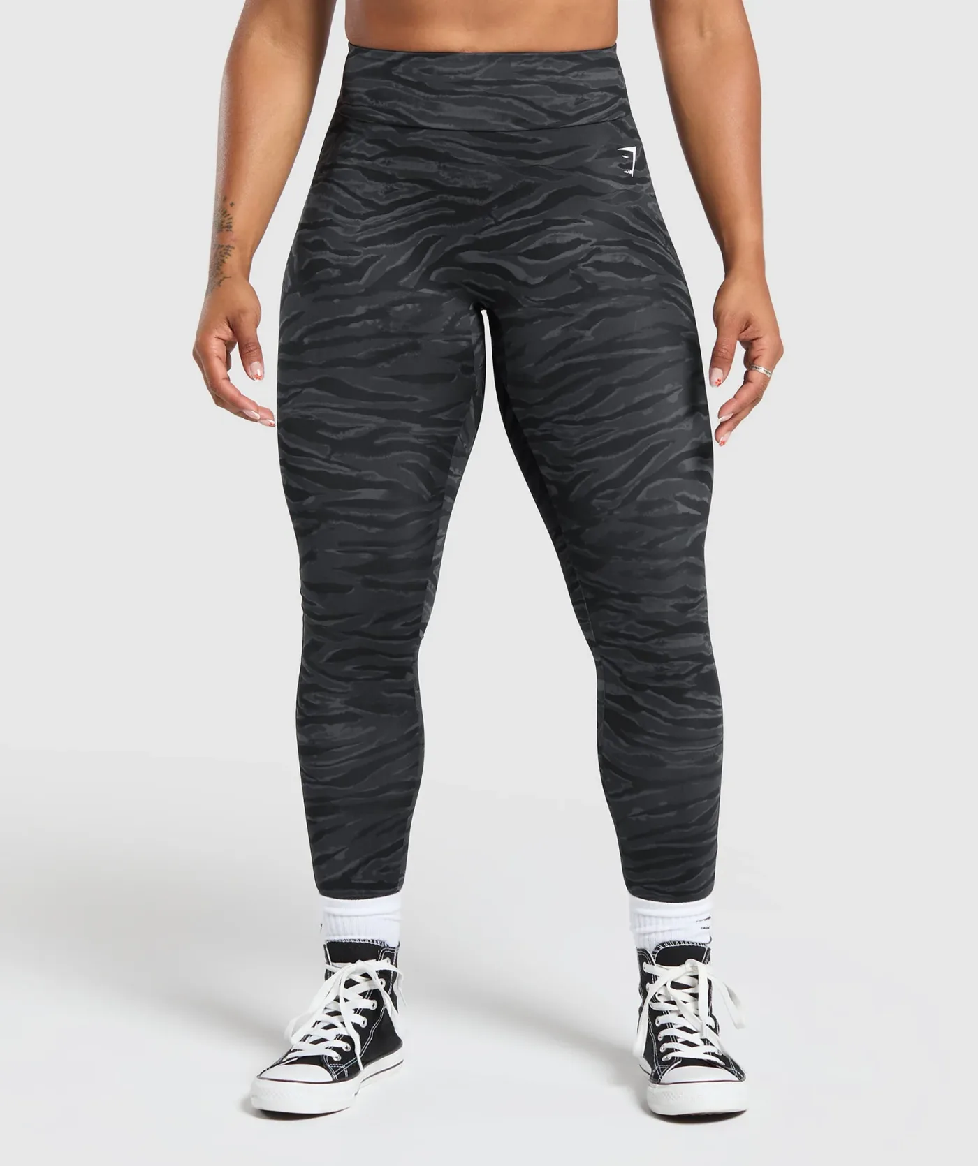 Power Regular  - Asphalt Grey Print