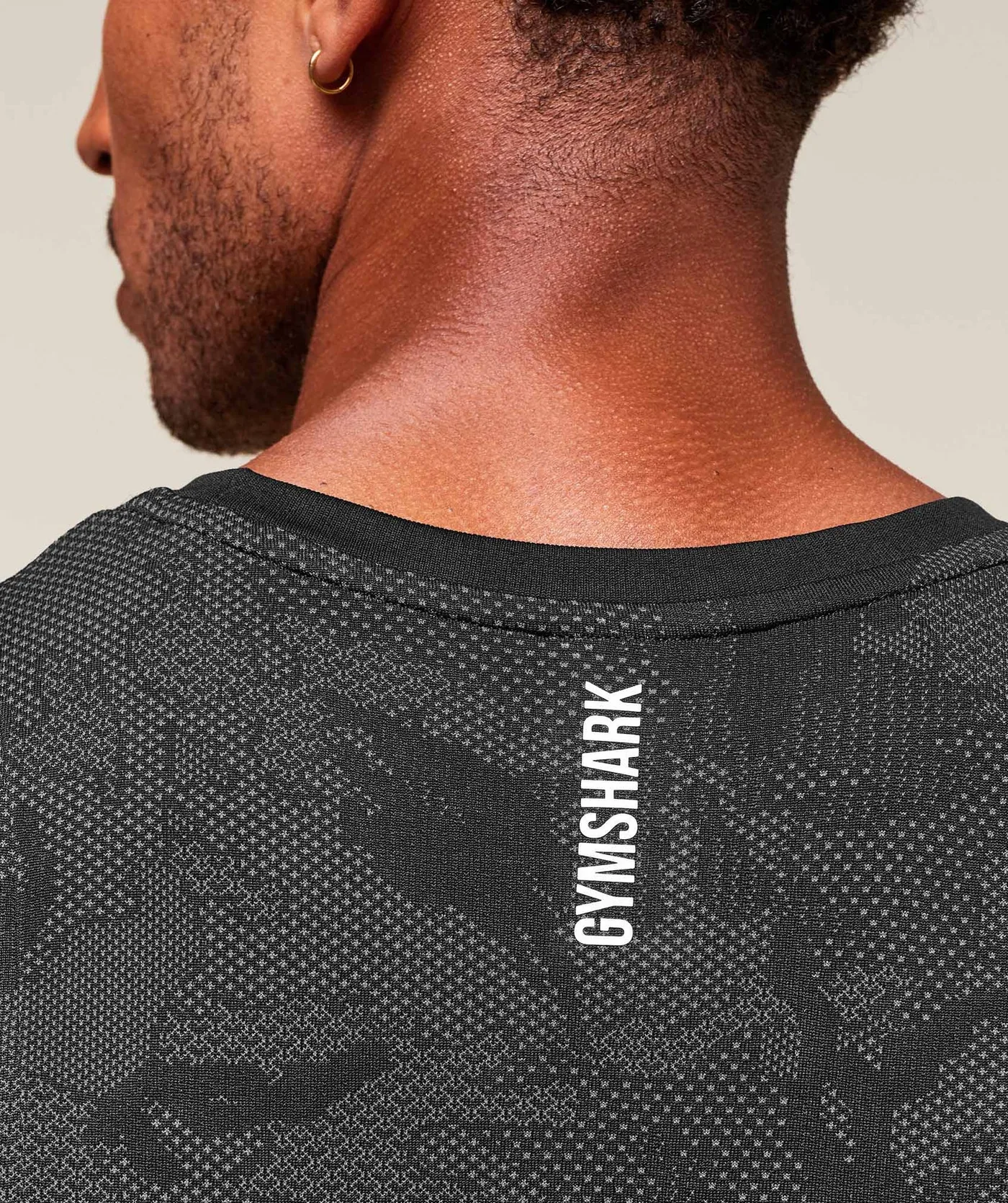 Geo Seamless Tank (Black/Charcoal Grey) vista 5