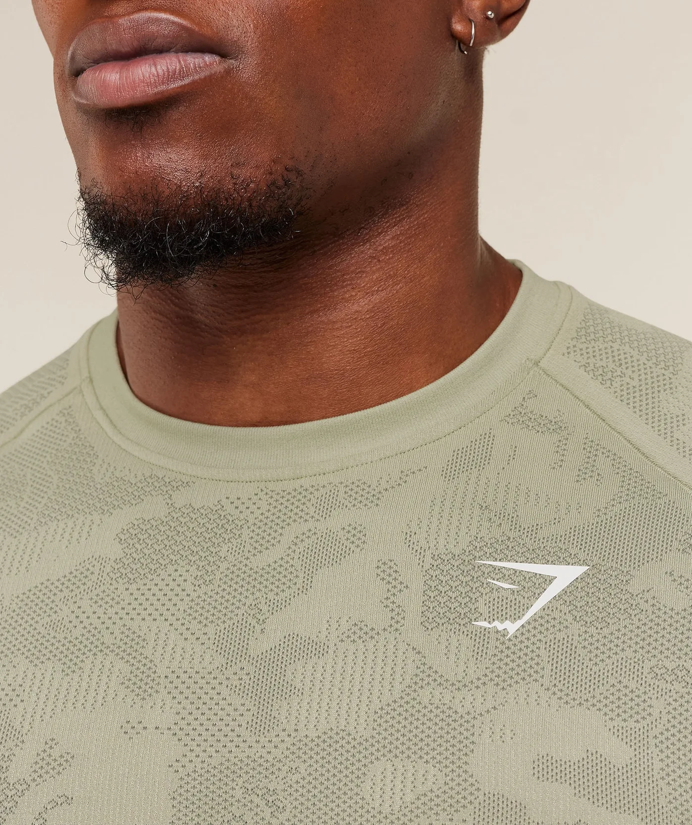 Geo Seamless T-shirt Green vista 3