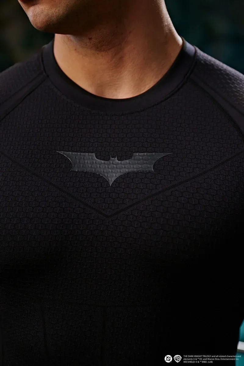 Batman Compression Tee (FULL BLACK) vista 3