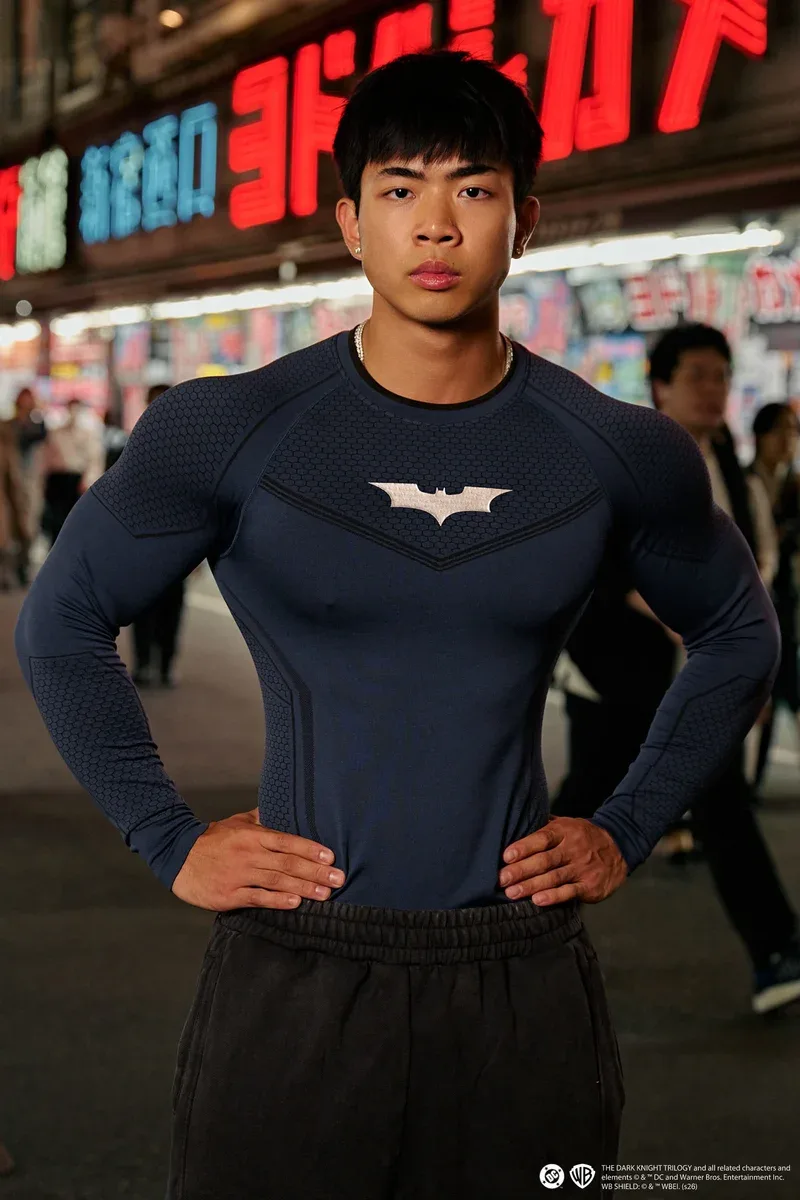 Batman Compression Longsleeve (Navy)